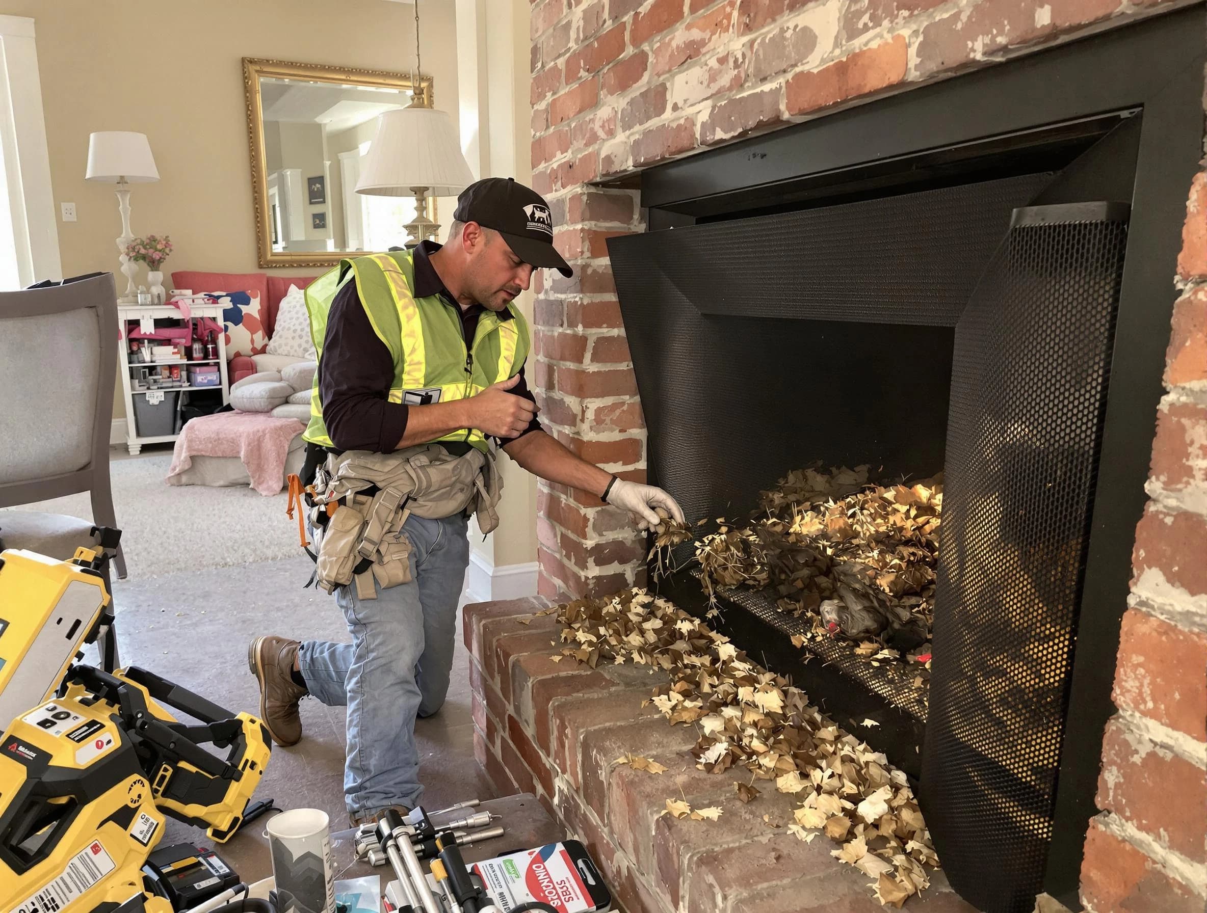 Safe screening installation by Murfreesboro Chimney Sweep in Murfreesboro, TN