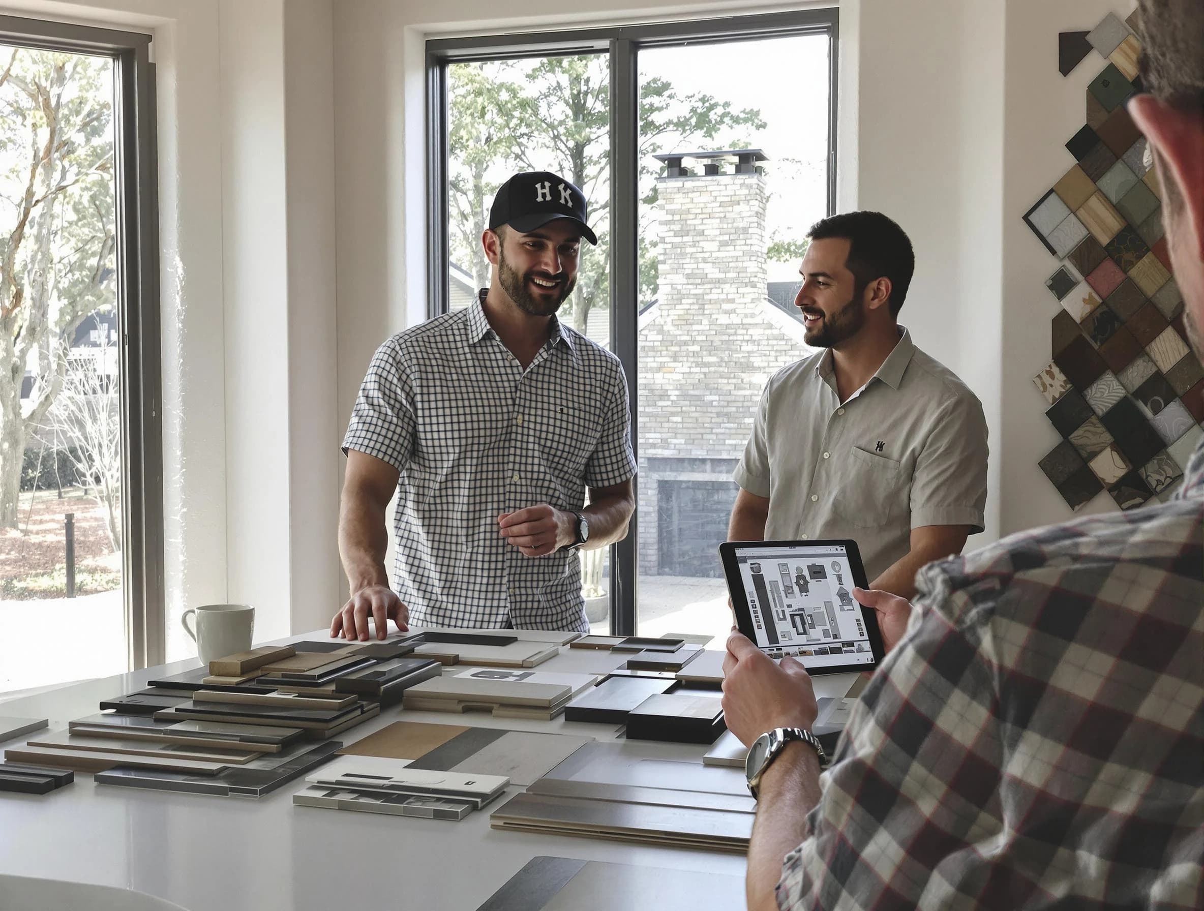 Murfreesboro Chimney Sweep remodeling a chimney and fireplace in Murfreesboro, TN