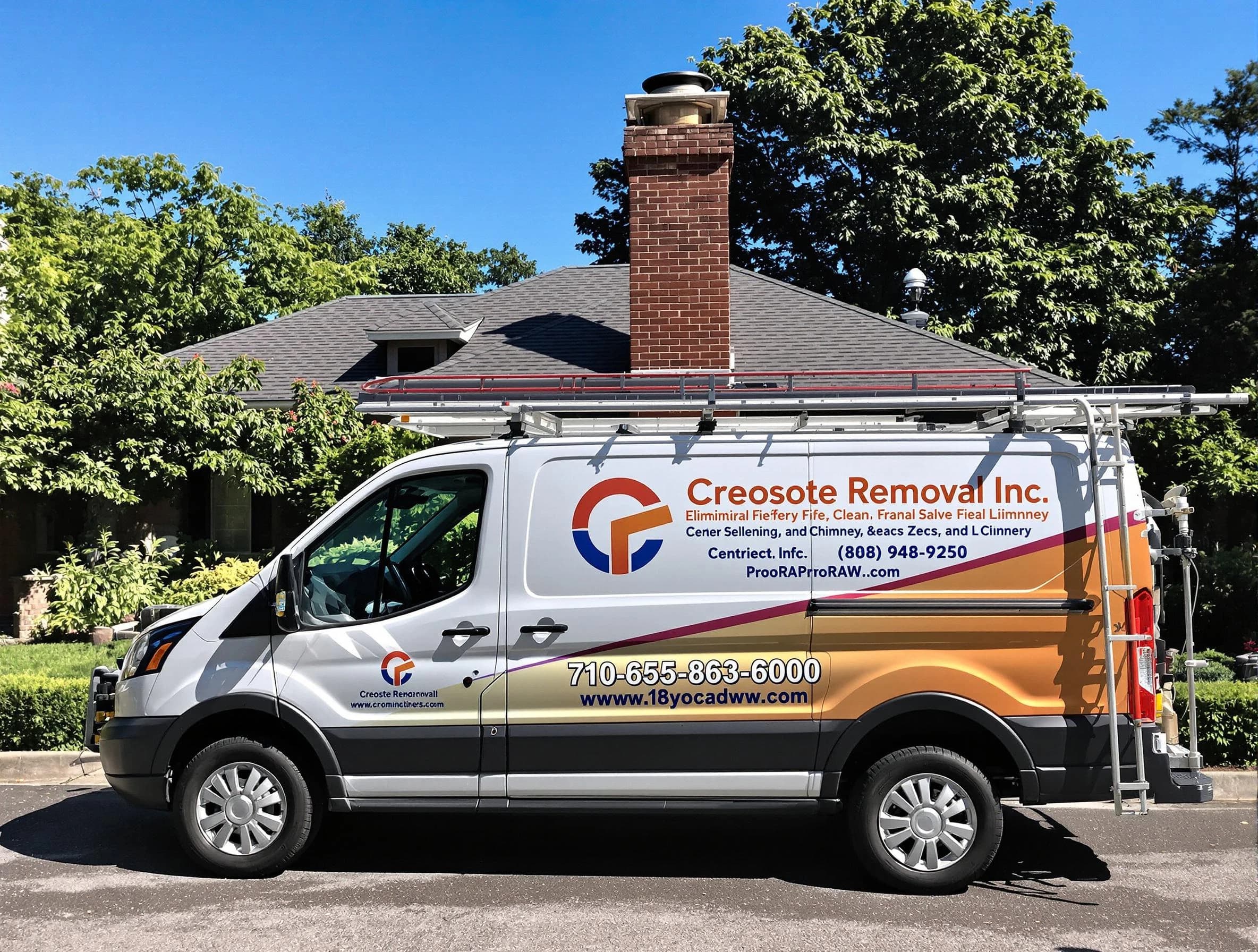 Murfreesboro Chimney Sweep technician removing creosote safely in Murfreesboro, TN