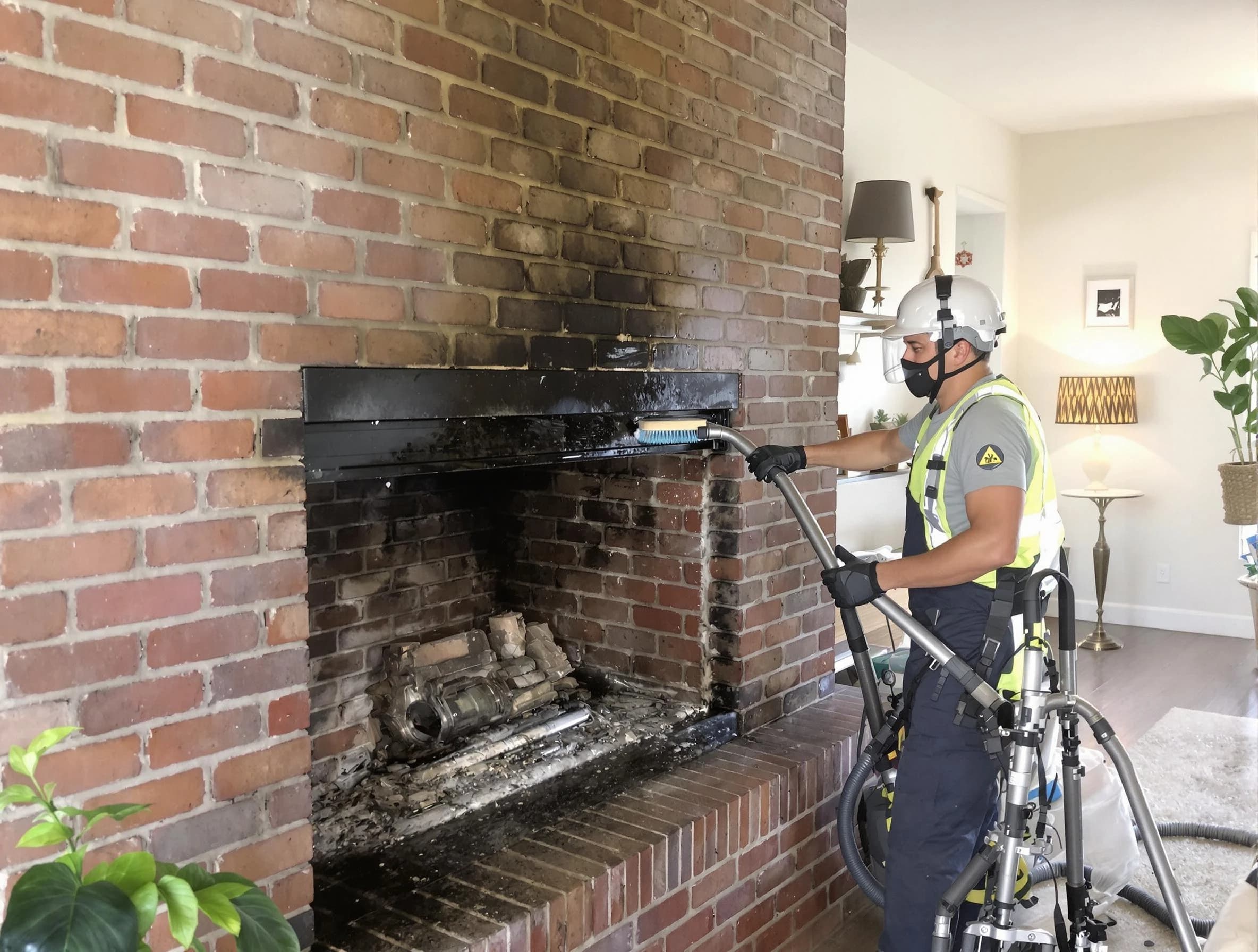 Murfreesboro Chimney Sweep providing fireplace cleaning services in Murfreesboro, TN