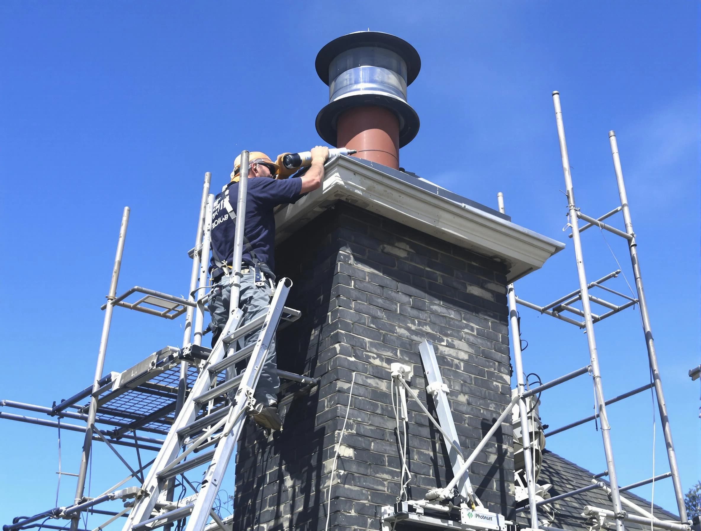 Sturdy chimney crown finished by Murfreesboro Chimney Sweep in Murfreesboro, TN