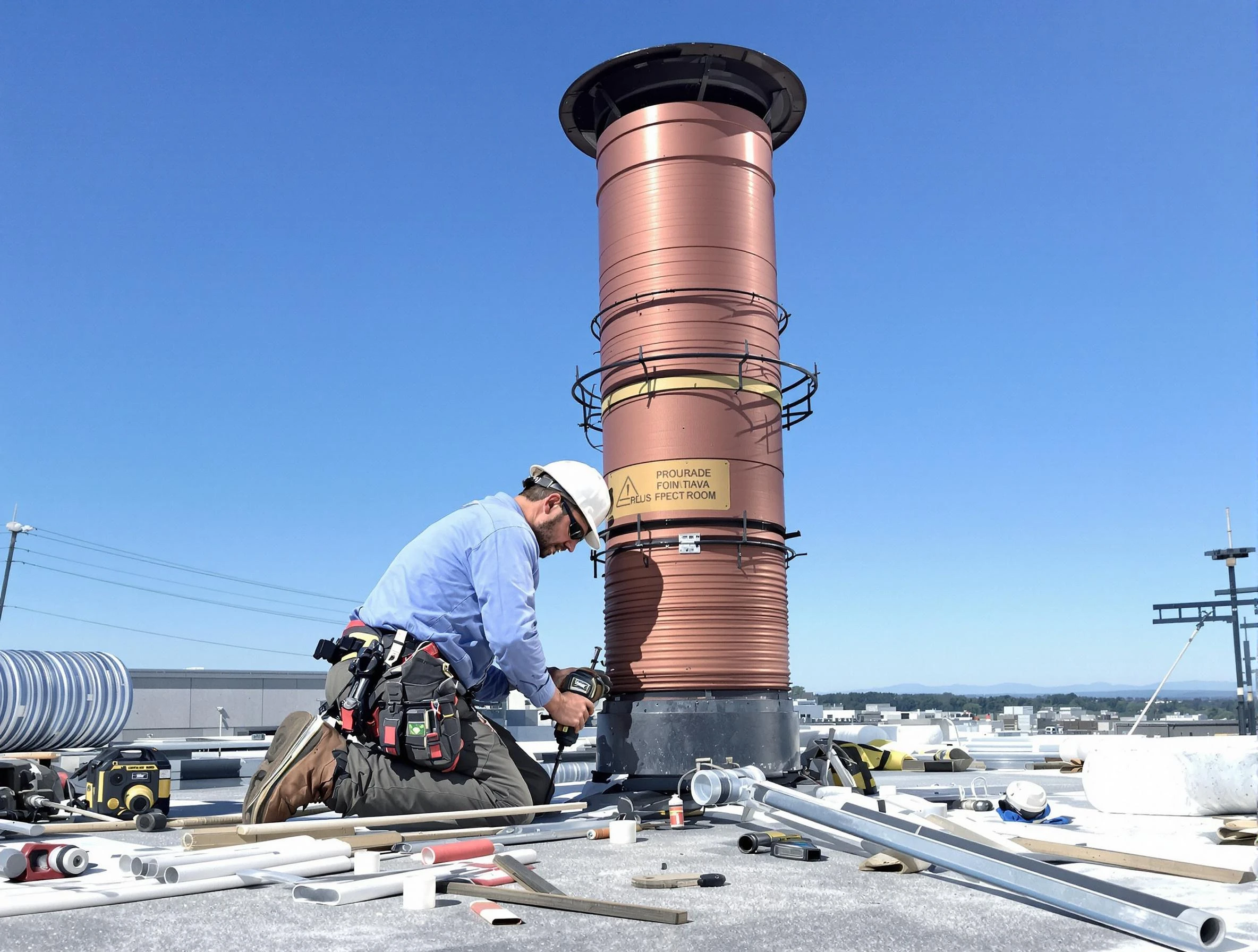 Installed chimney liner by Murfreesboro Chimney Sweep in Murfreesboro, TN